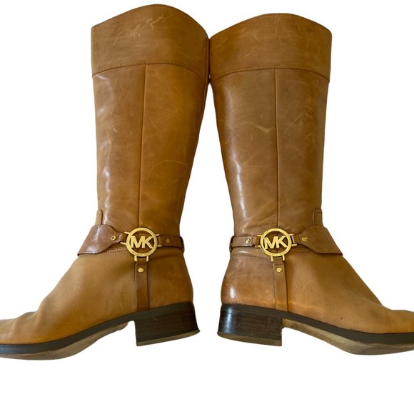 Michael Kors Brown Fulton Boots - Picture 2 of 9